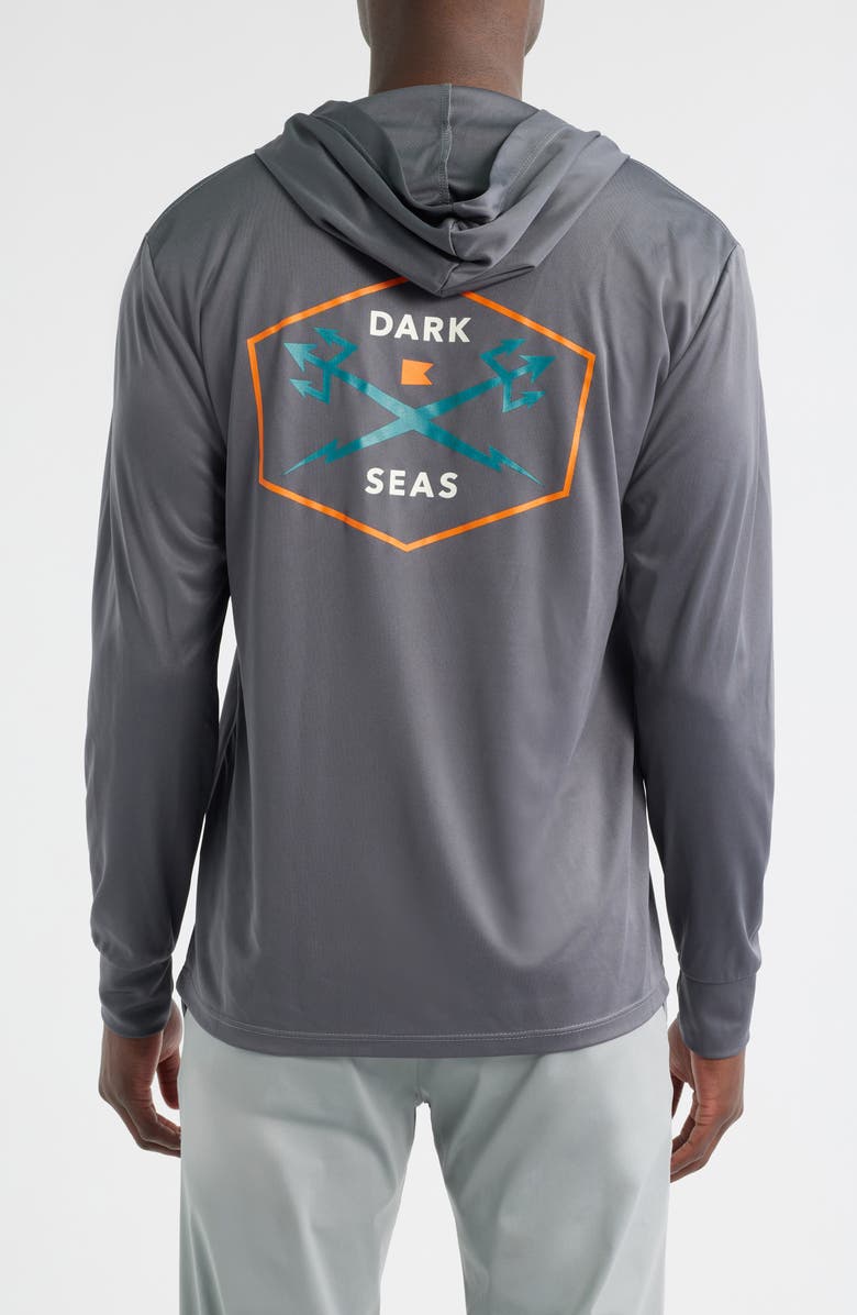DARK SEAS Progressive UPF Hooded Long Sleeve T-Shirt, Alternate, color, Granite Grey