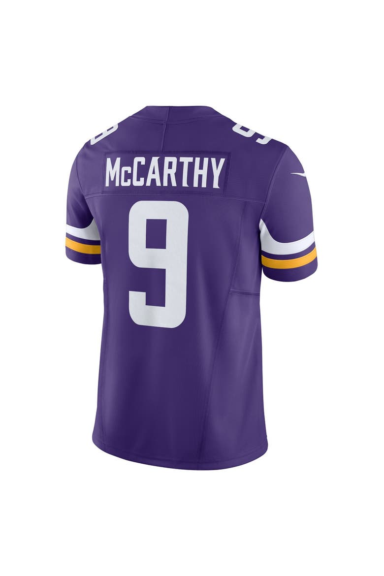 Men's Nike J.J. McCarthy Purple Minnesota Vikings Vapor F.U.S.E. Limited Jersey, Alternate, color, Purple