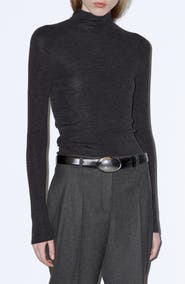 MANGO Wool Turtleneck Sweater