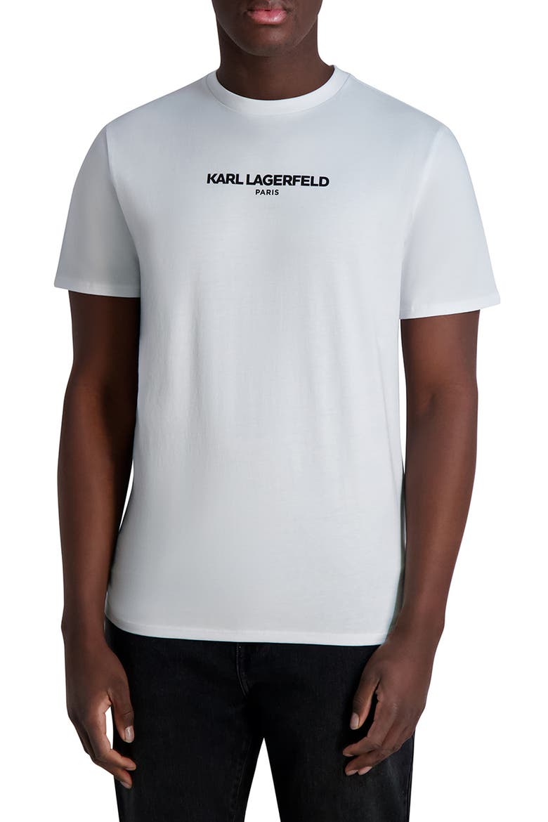 Core Logo Cotton T-Shirt, Main, color, WHITE