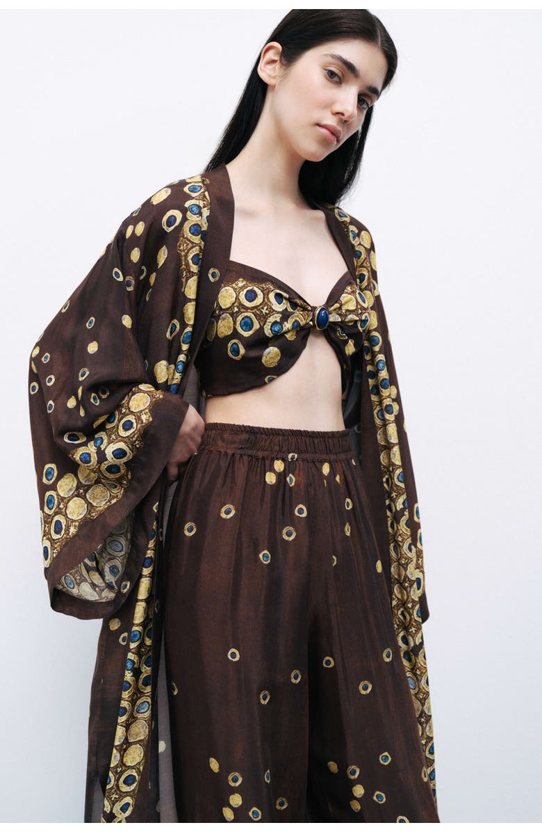 Nocturne Flowing Lightweight Kimono, Alternate, color, 