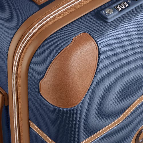 Delsey Paris Chatelet Air 2.0 Carry On 21 Inch Hardside Luggage With Spinner Wheels In Navy Blue