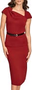 Donna Karan New York Asymmetric Belted Sweater