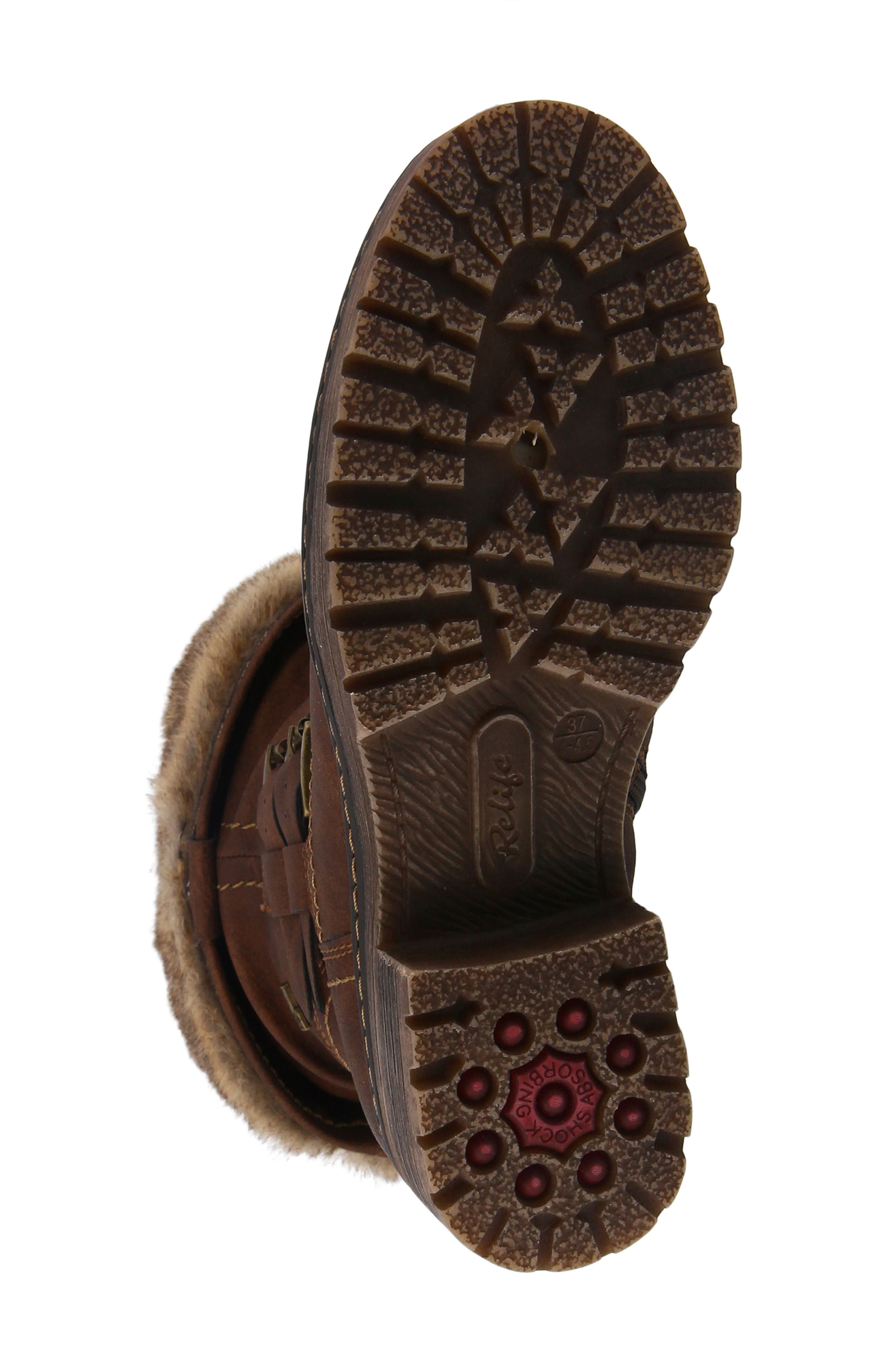 Comatulla Water Resistant Boot, Alternate, color, BROWN