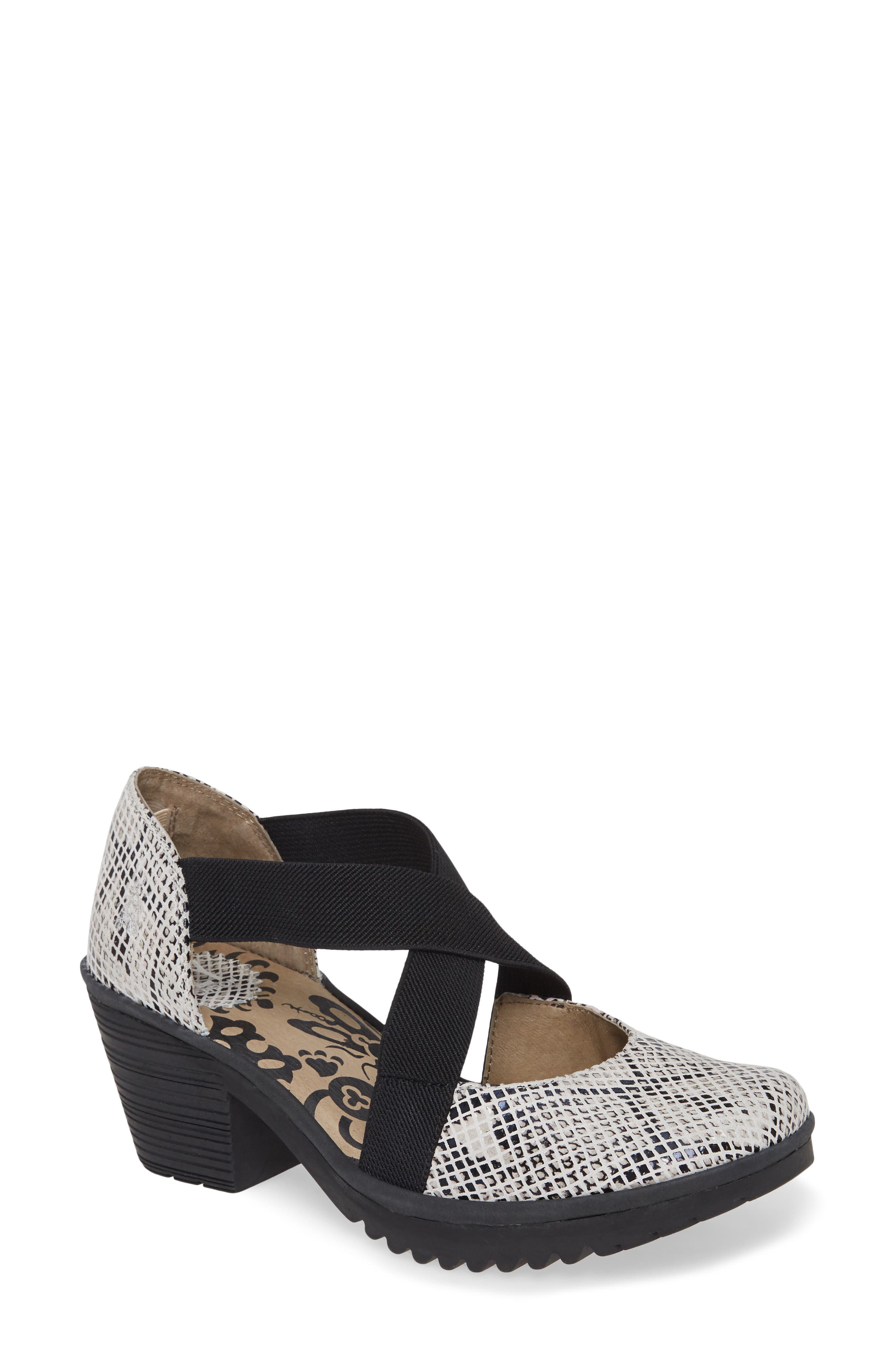 Wodi Pump, Main, color, WHITE SNAKE PRINT LEATHER