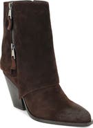 Nine West Umberto Pointed Toe Leather Bootie
