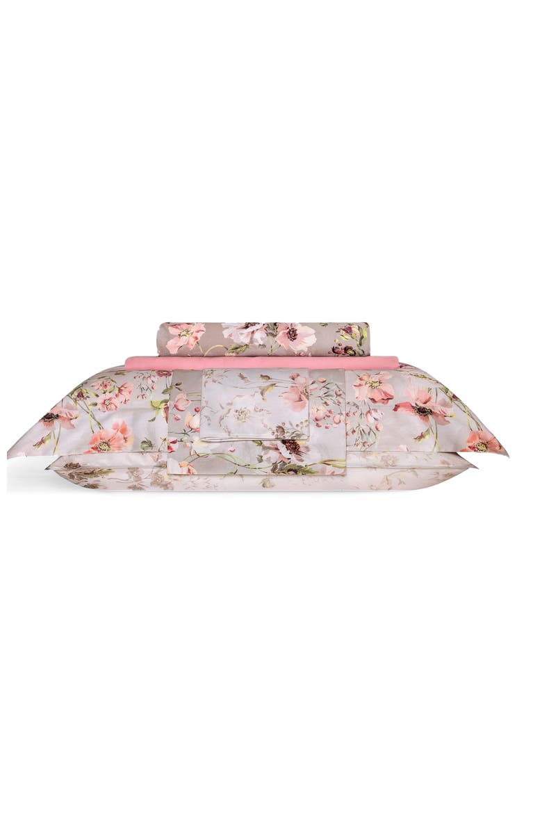 Henrietta Fitted Sheet, Alternate, color, Pink