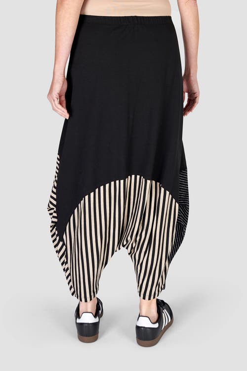 ALEMBIKA ALEMBIKA PATCHWORK HAREM- STYLE OVAL SILHOUETTE PANTS