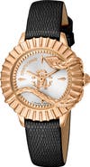 Roberto Cavalli by Franck Muller Leather Strap Watch, 33mm