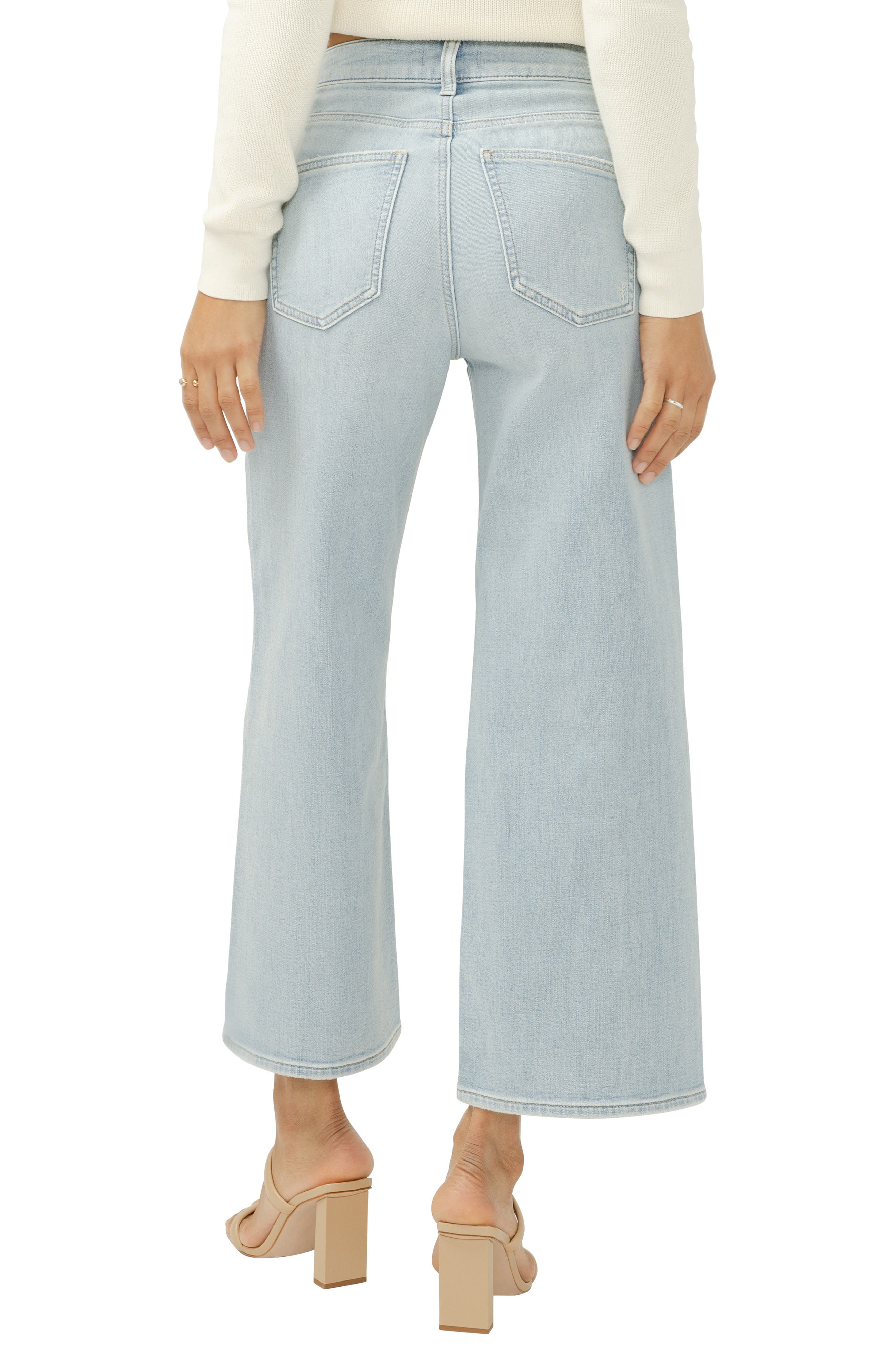 Avery Crop Wide Leg Jeans - image 2