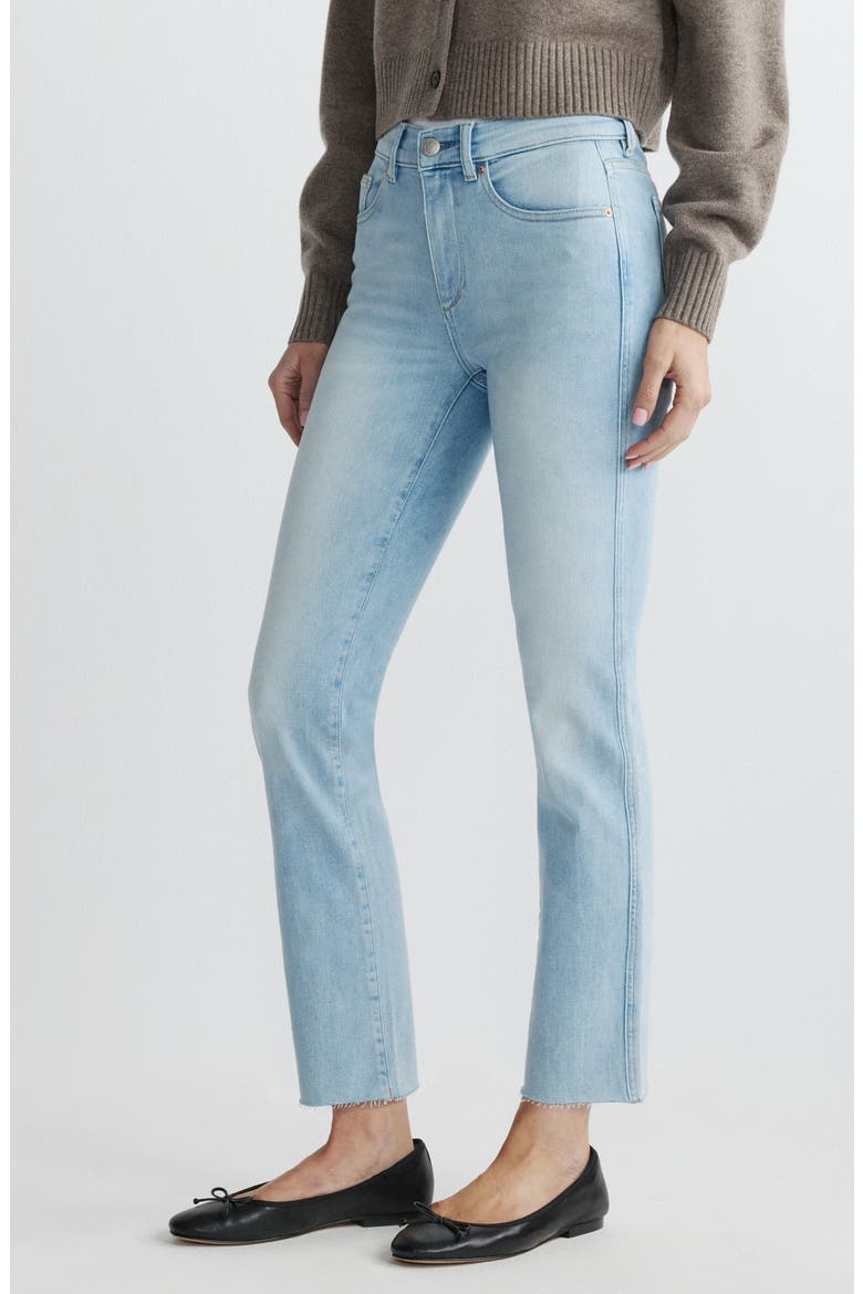 Mara Instasculpt™ Mid Rise Ankle Straight Leg Jeans, Alternate, color, OCEAN