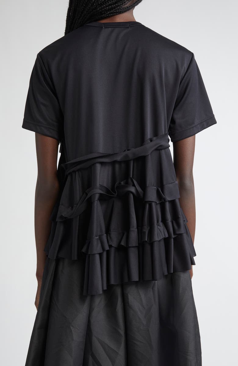 Comme des Garçons Comme des Garçons Tiered Ruffle T-Shirt, Alternate, color, 