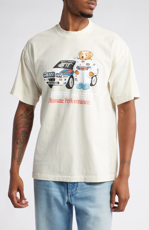 MARKET Ultimate Rally Cotton Graphic T-Shirt in Ecru 