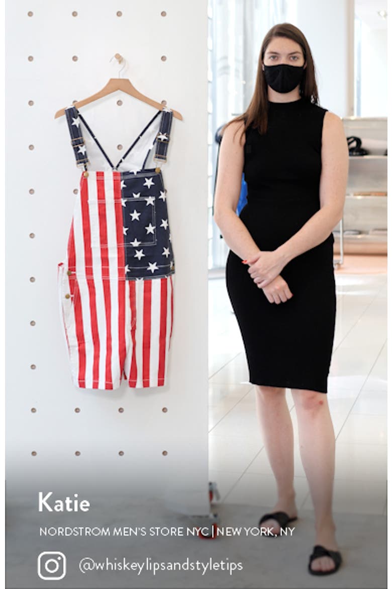 Men's The Chubberalls 2.0 American Flag Denim Overalls video