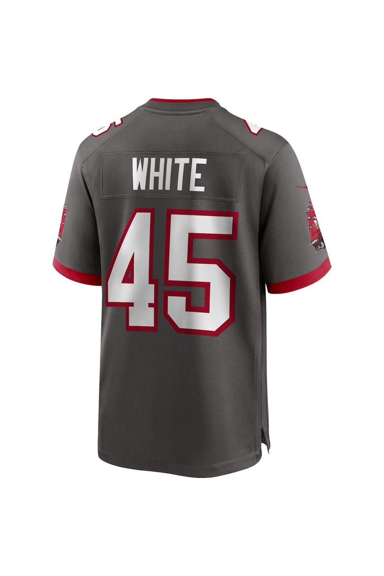 Men's Nike Devin White Pewter Tampa Bay Buccaneers Game Jersey, Alternate, color, PEWTER