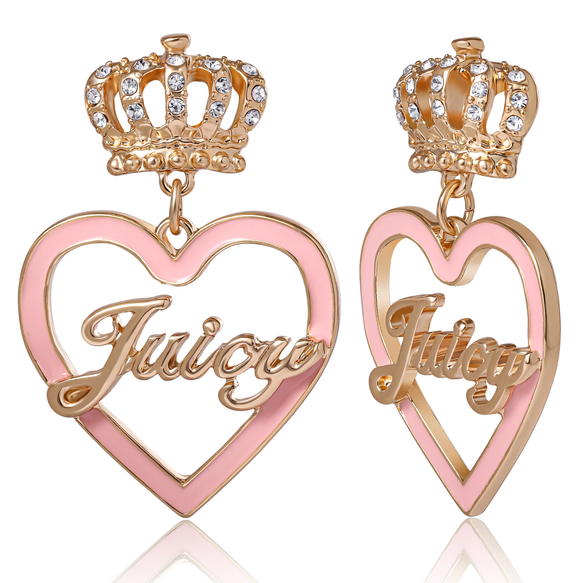 selected pink, gold