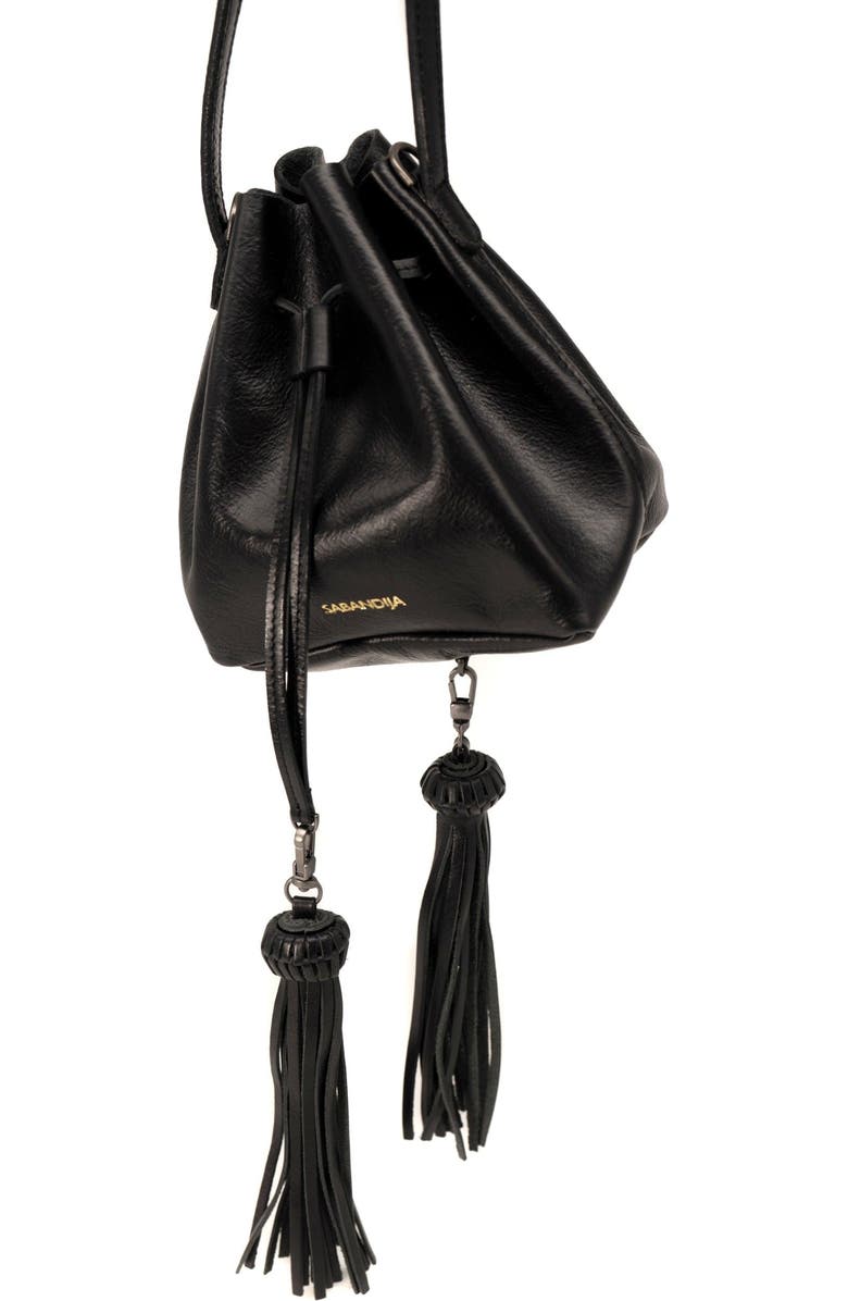 SABANDIJA Courtesy Leather Crossbody Bag, Main, color,