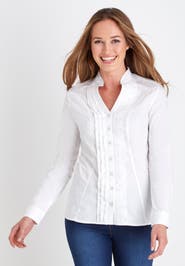 Joe Browns Cotton Ruffle Shirt