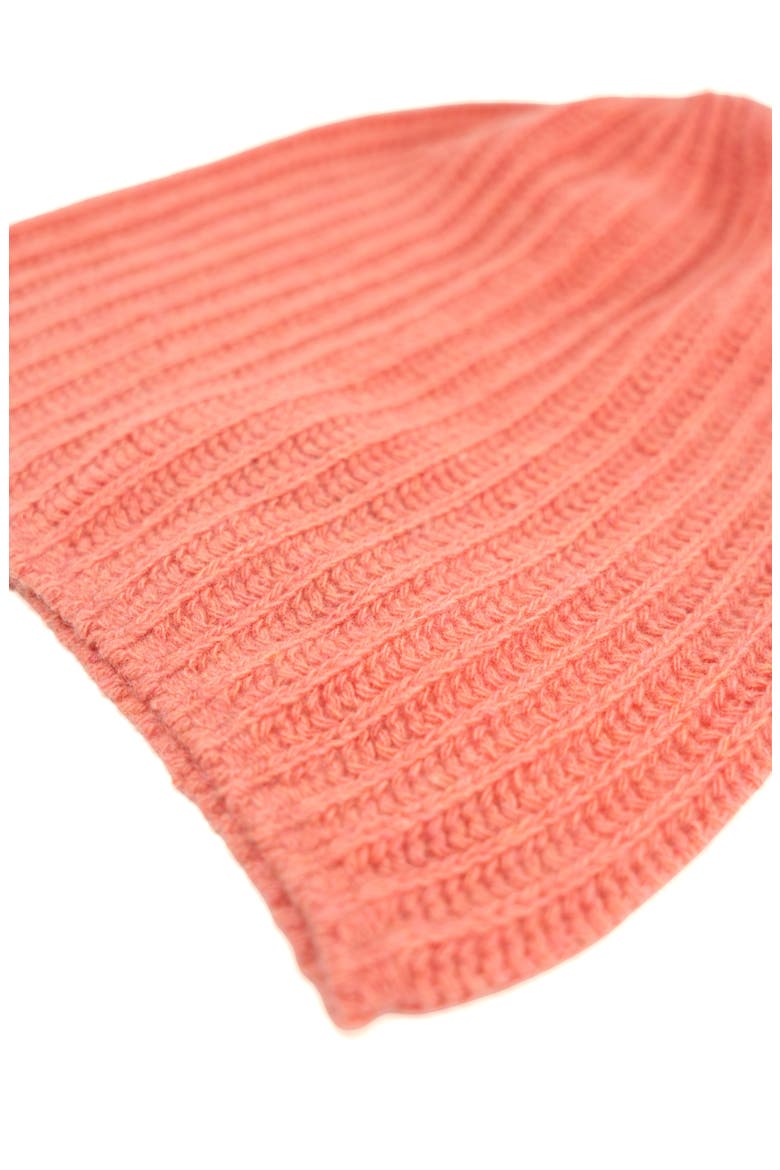 Rib Knit Cashmere Beanie, Alternate, color, PRAIRIE ROSE