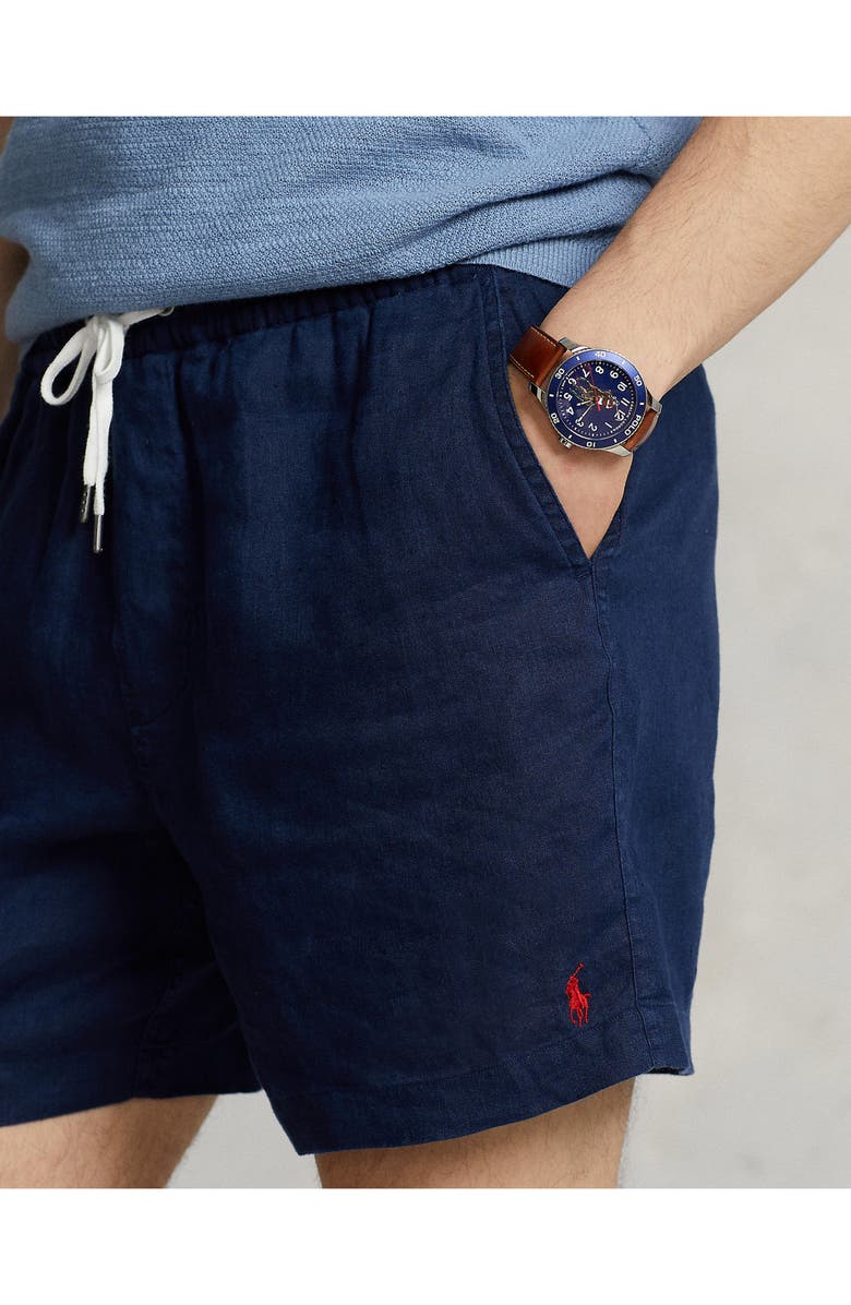 Polo Ralph Lauren Prepsters Linen Shorts, Alternate, color,