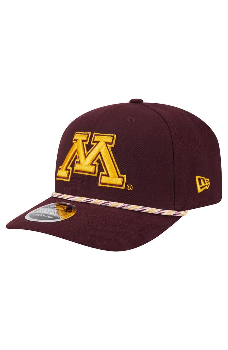 New Era Men's New Era Maroon Minnesota Golden Gophers Game Day Multi-Rope 9SEVENTY Stretch-Snap Hat, Main, color, Maroon