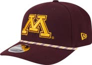 New Era Men's New Era Maroon Minnesota Golden Gophers Game Day Multi-Rope 9SEVENTY Stretch-Snap Hat