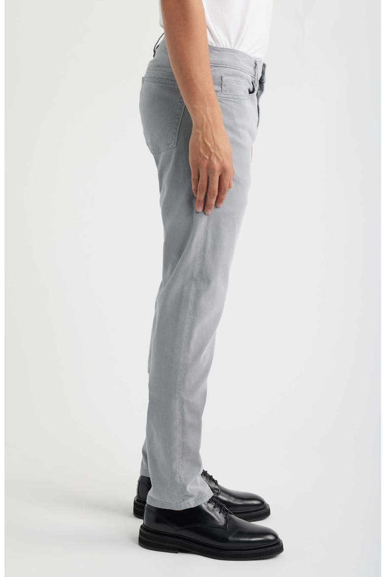 L'Homme Slim Fit Five-Pocket Twill Pants, Alternate, color, SEA BLUE