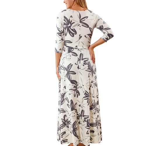 Uv Skinz Scoop Neck Maxi Dress In Breezy Floral