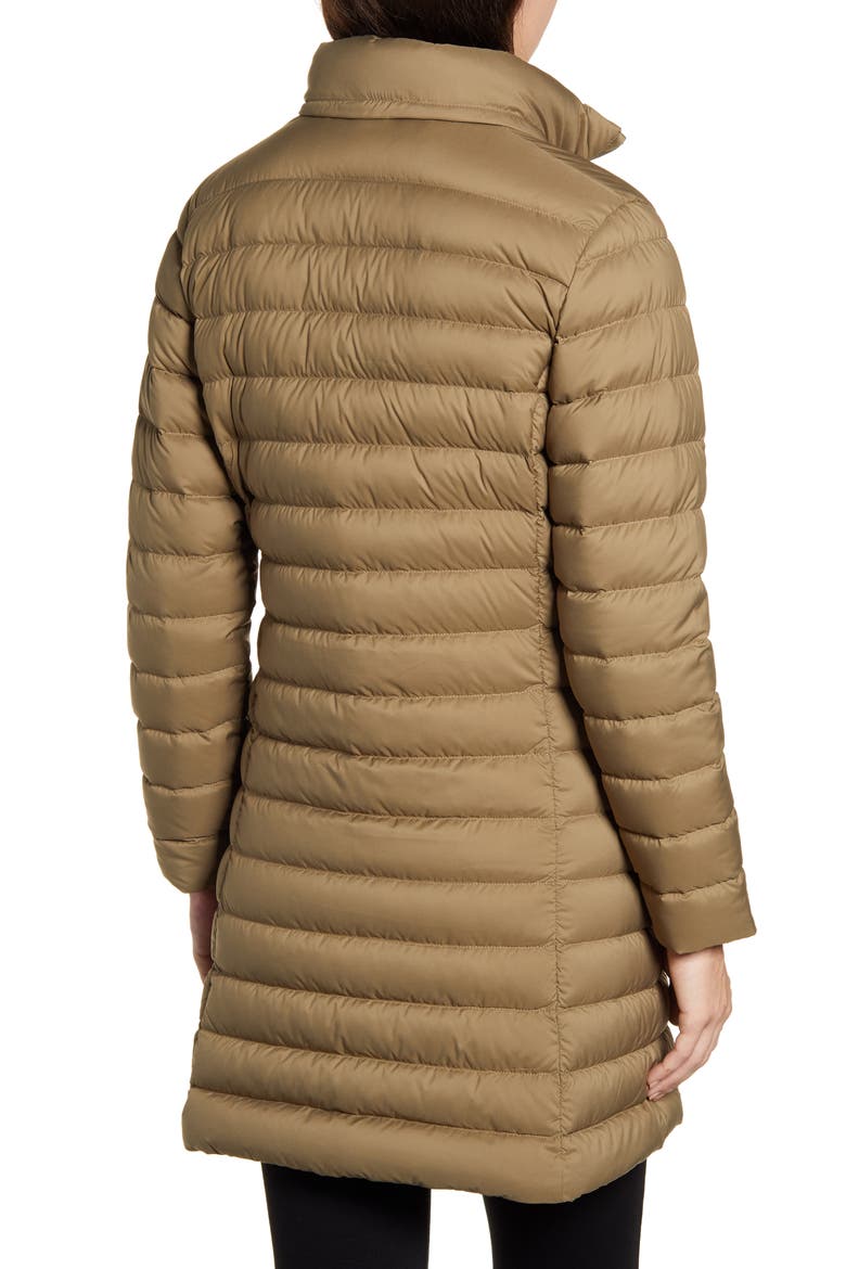 Silent 700 Fill Power Down Hooded Jacket, Alternate, color, SAGE KHAKI