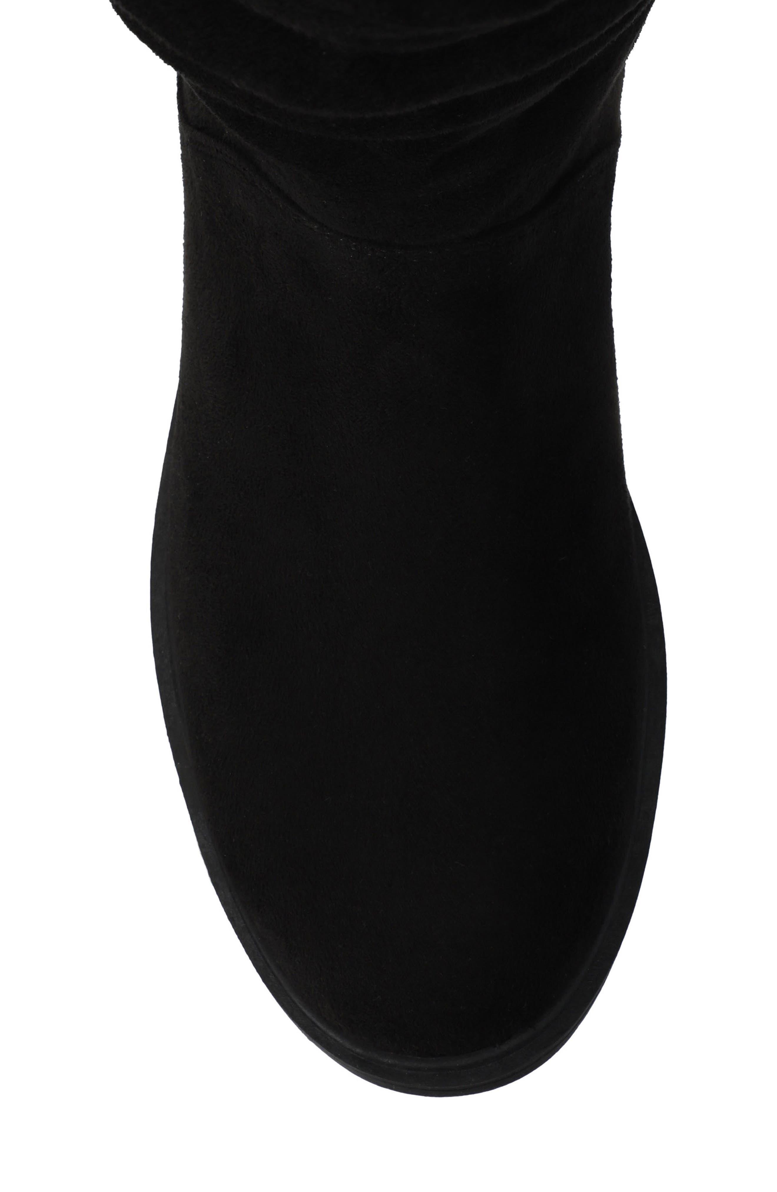Pennie Knee High Boot, Alternate, color, BLACK SUEDE