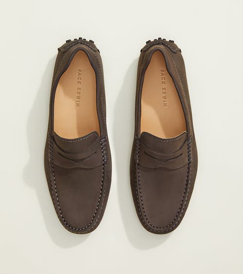 Jack Erwin Parker Suede Casual Driving Loafer