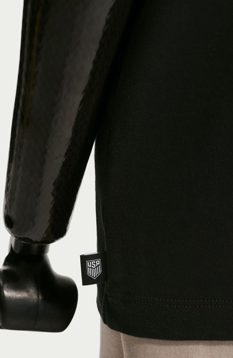 Nike Kids' Wordmark Cotton Graphic T-Shirt, Alternate, color, Black