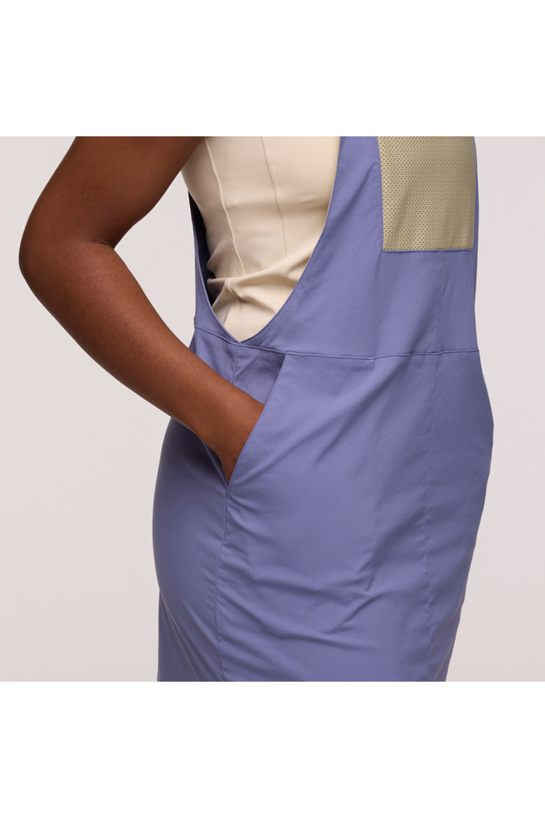 Tolima Overall Dress - Women's, Alternate, color, Blue Smoke