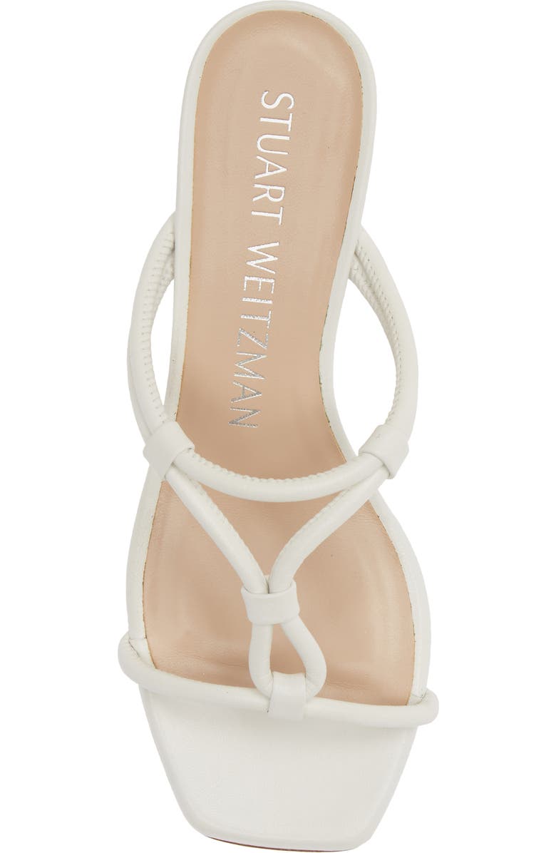 Stuart Weitzman Knot 50 Block Heel Sandal, Alternate, color,