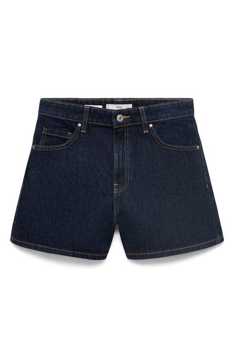 High Waist Denim Shorts (Regular & Plus)
