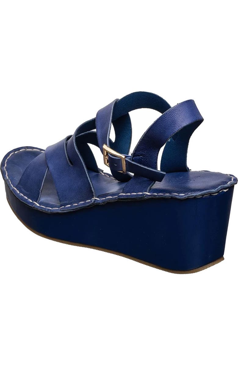 ANTELOPE Sari Platform Wedge Sandal, Alternate, color, Blue Jewel