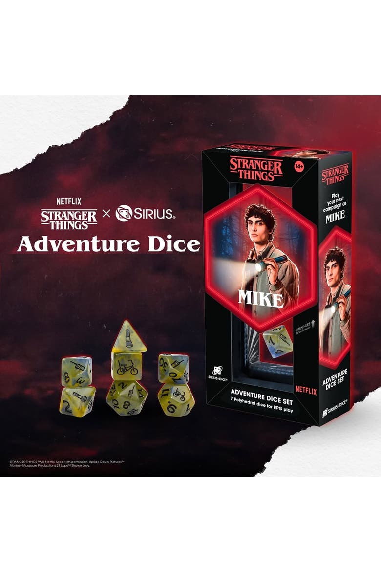 Adventure Dice 7 Pieces, Alternate, color, Multicolored