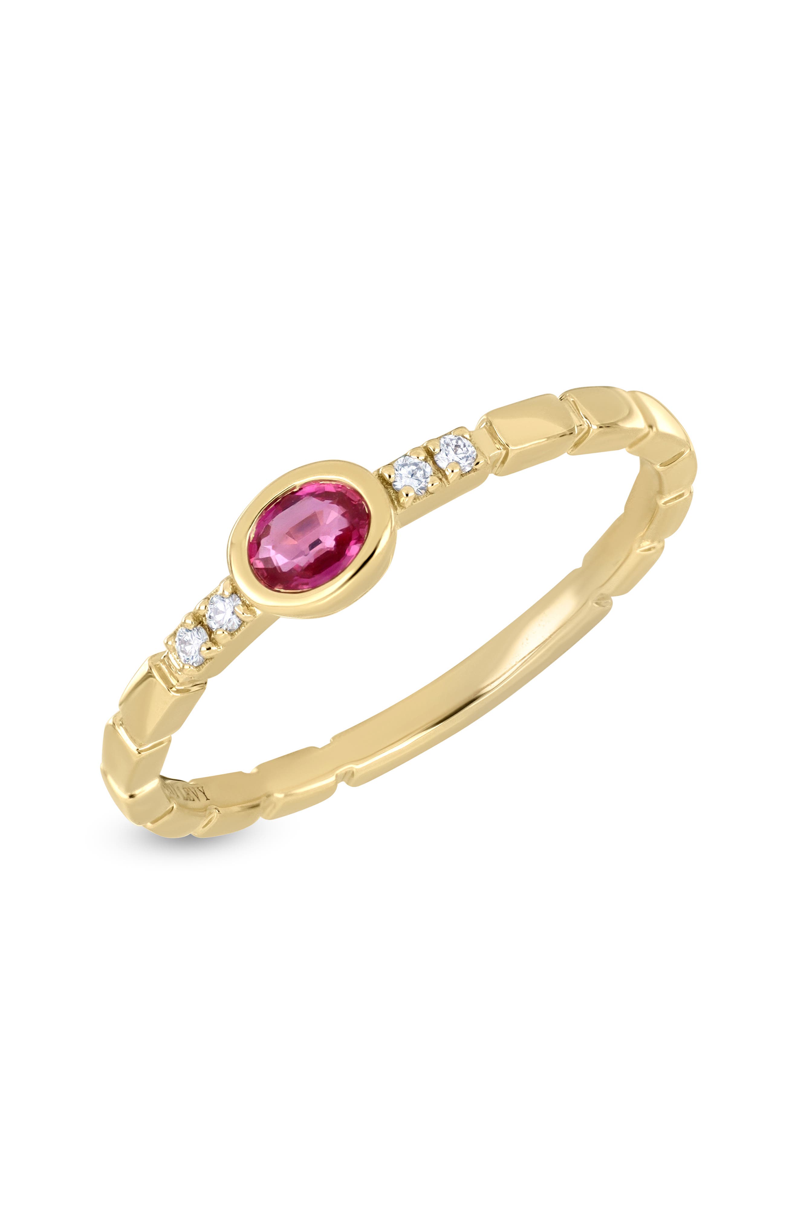 selected 18K YELLOW GOLD/DIAMOND/RUBY
