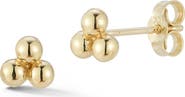 Ember Fine Jewelry 14K Gold Beaded Stud Earrings