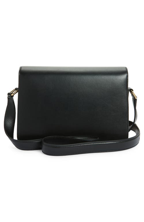 Coperni Shoulder Bag With Clasp Fastening And Adjustable Strap In Black