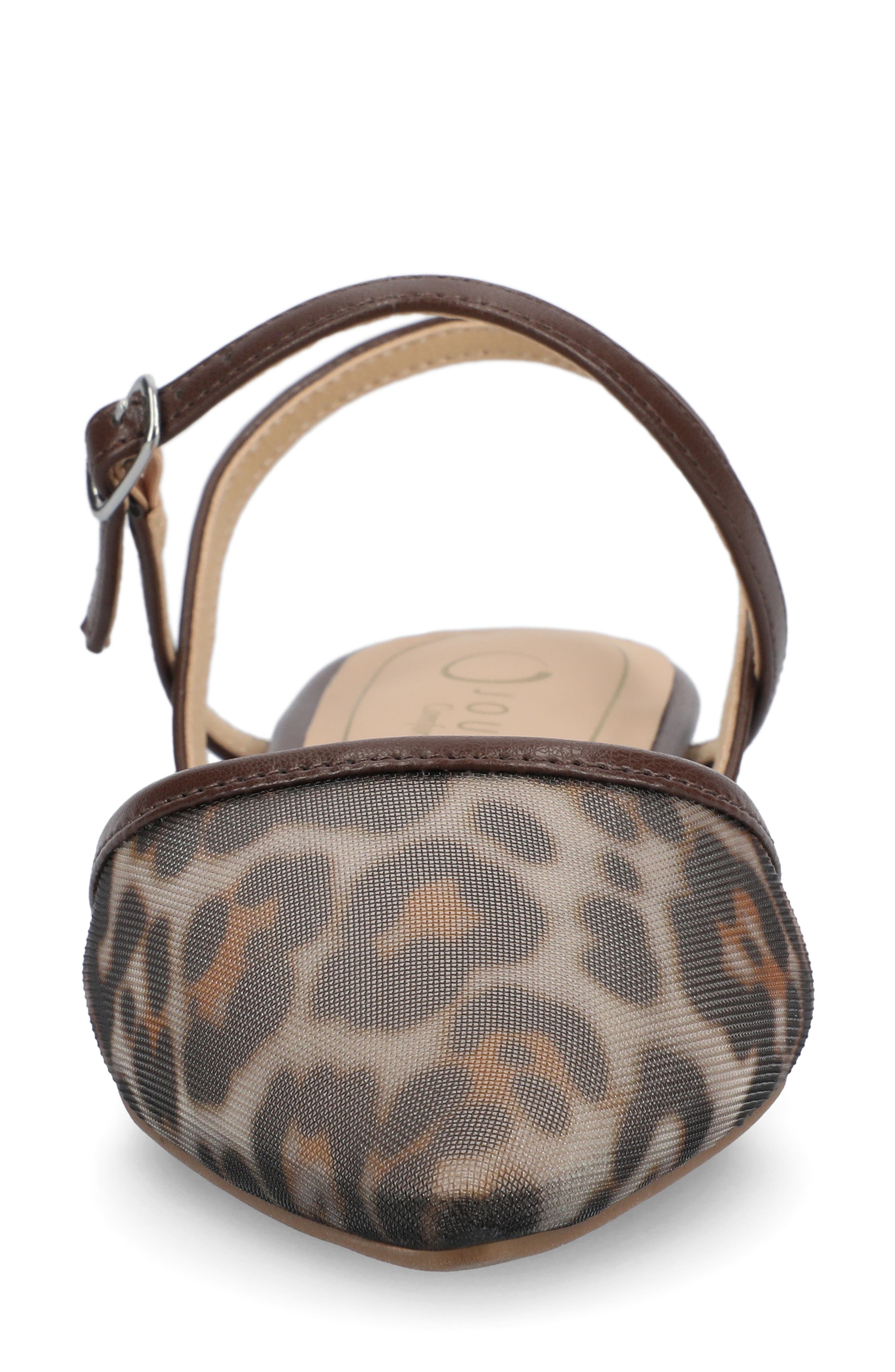 Martine SuperNatural Shades Slingback Flat, Alternate, color, LEOPARD MESH