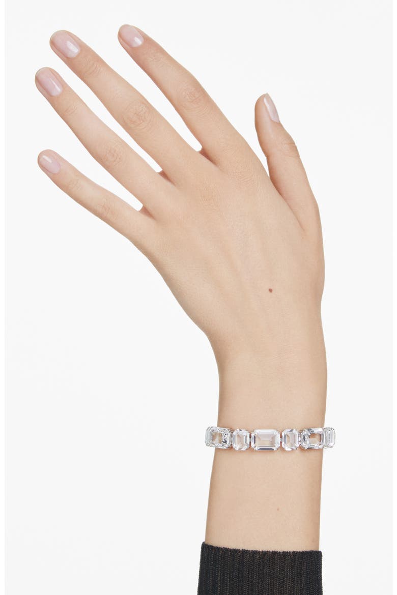 Millenia Crystal Bracelet, Alternate, color, WHITE