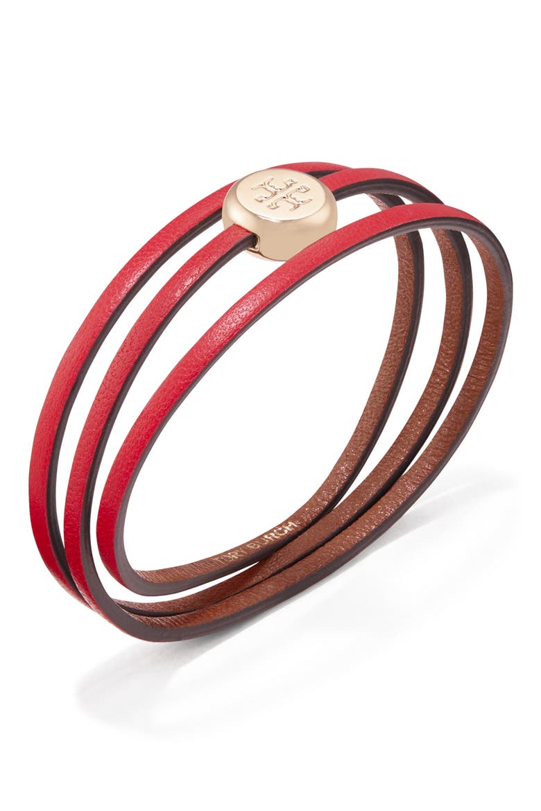 Romy Multi-Strand Bracelet, Alternate, color, LIGHT BRASS / RED