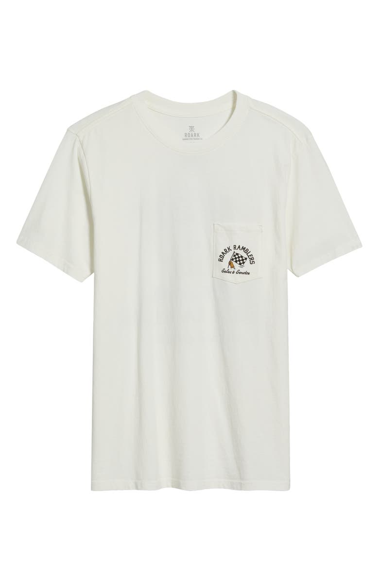 Roark Ramblers Pocket Graphic T-Shirt, Alternate, color, Off White