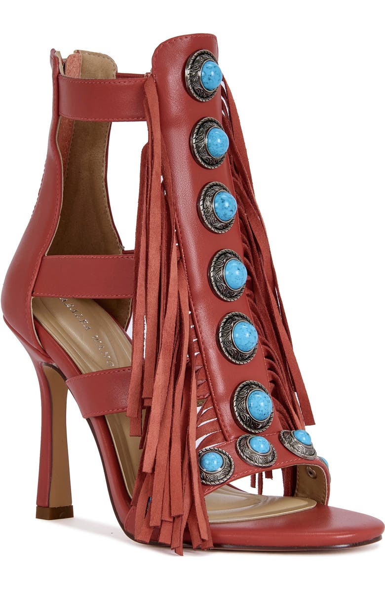 AZALEA WANG Sumac Stiletto Sandal, Alternate, color, Red