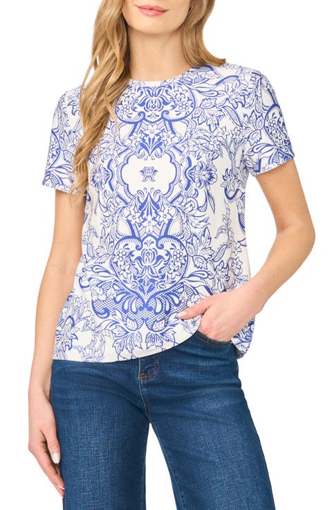 Short Sleeve Crewneck Jersey T-Shirt