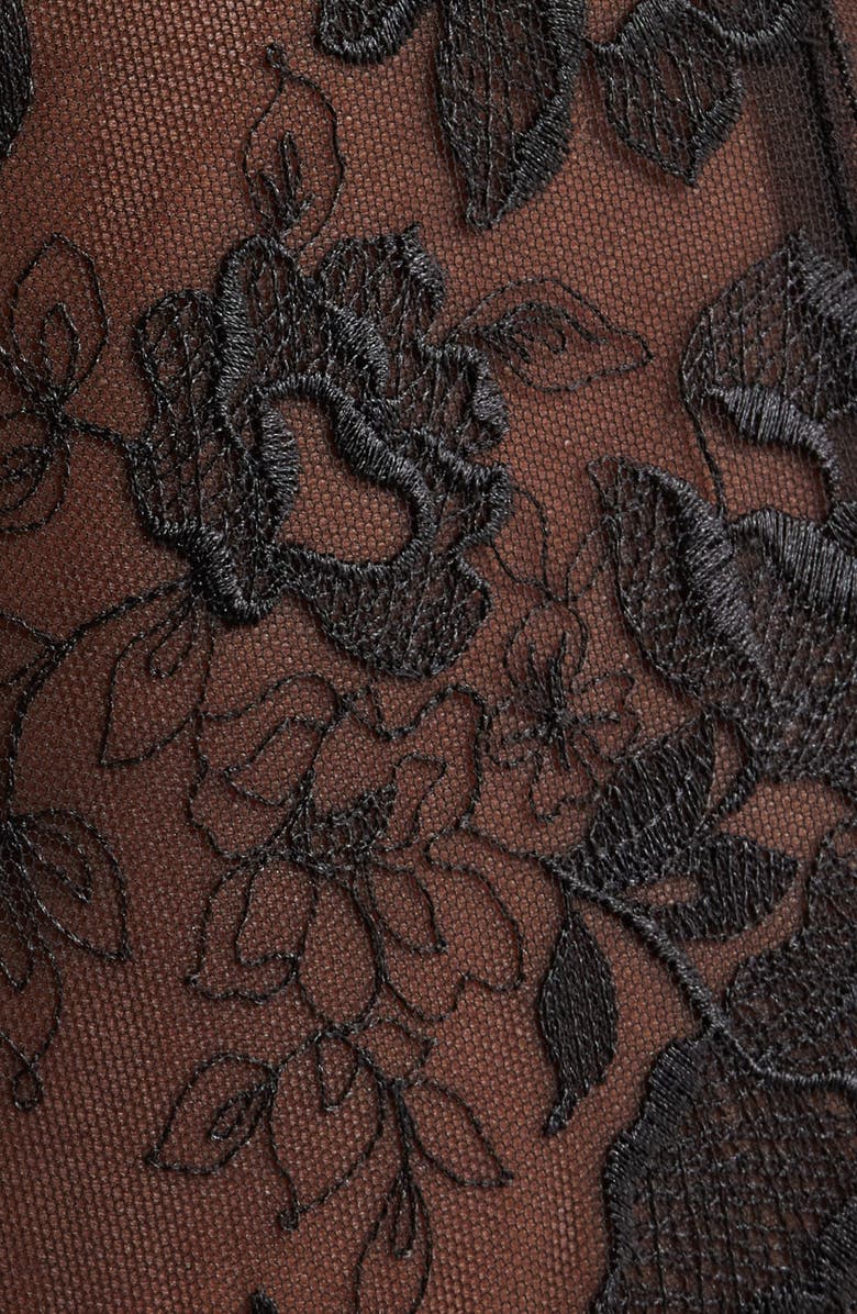 KILO BRAVA Lace Underwire Bodysuit, Alternate, color, Black