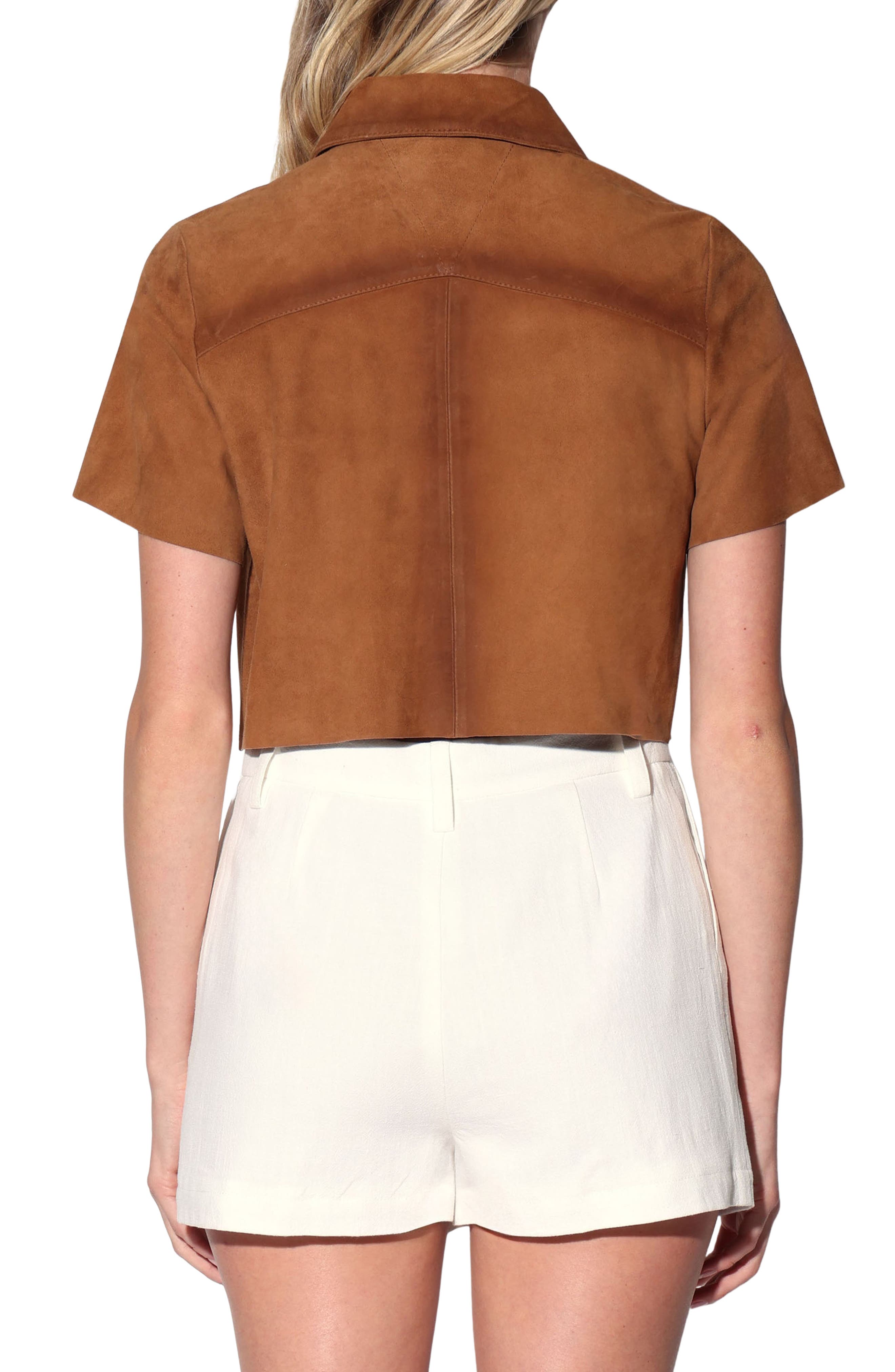 Karla Suede Top - image 2