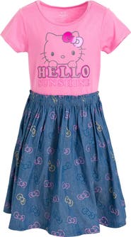 Hello Kitty Flare Short Sleeve Dress
