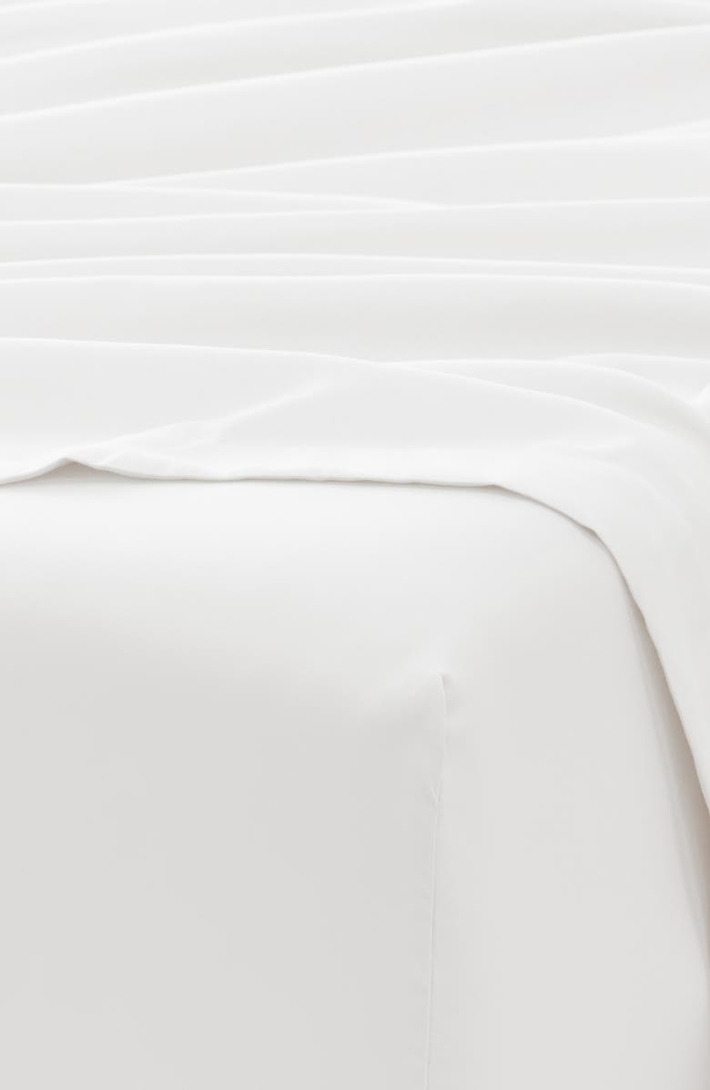 HOMESPUN 6-Piece Microfiber Solid Sheet Set, Alternate, color, White